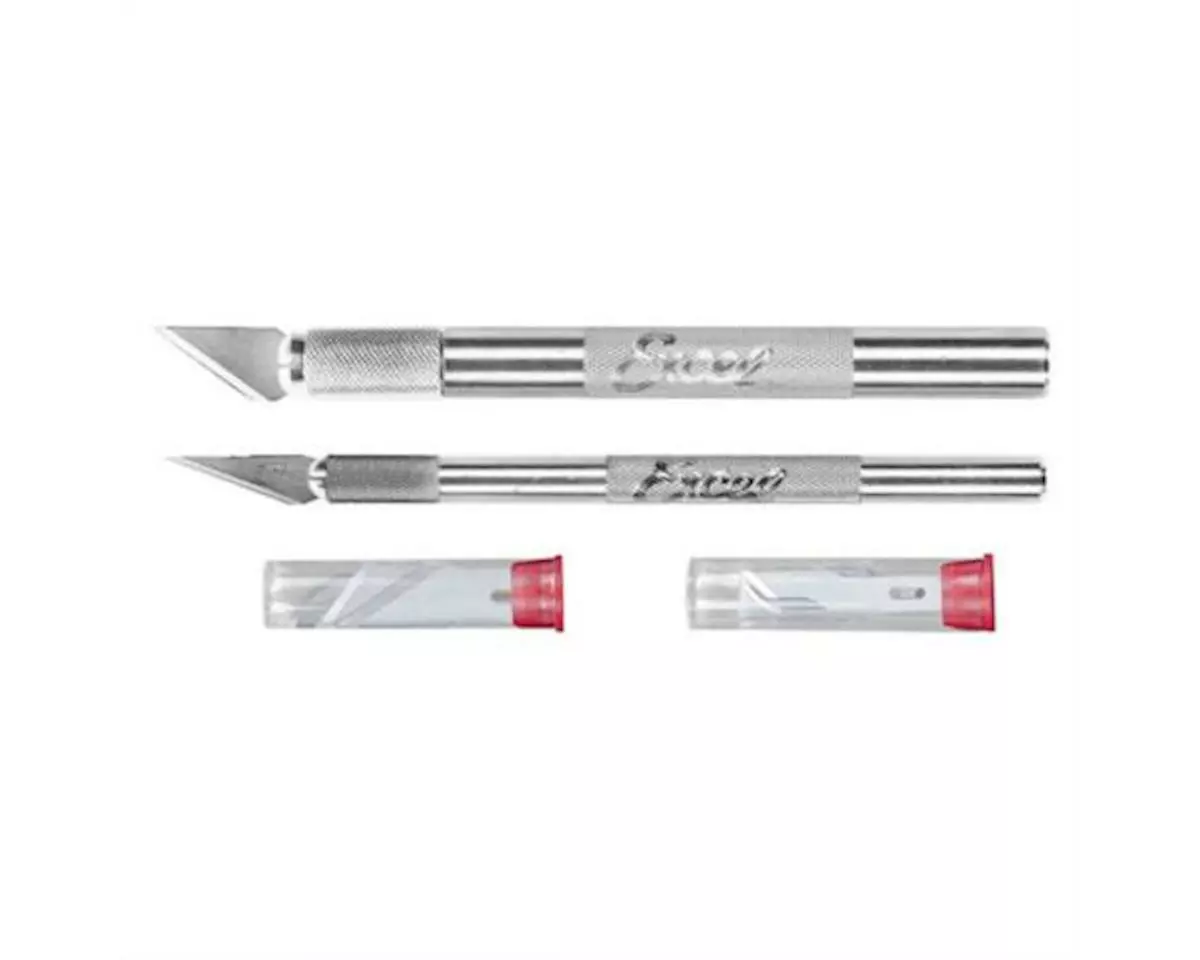 Excel K1 & K2 Hobby Knife Set w/10 Blades 3 Excel K1 & K2 Hobby Knife Set w/10 Blades