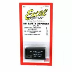 Excel No. 11 Blades for Exacto/Racer's Edge style hobby knives (15)