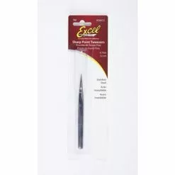 Excel SS Tweezer,4-3/4" Sharp