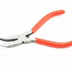Excel 5" Serrated Jaw Curved Needle Nose Pliers