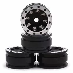 Orlandoo Hunter Aluminum 8 Hole Wheel Set w/Brake Rotor (Black) (4)