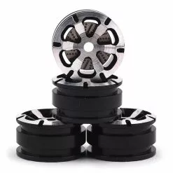 Orlandoo Hunter Aluminum 6 Spoke Wheel Set w/Brake Rotor (Silver) (4)