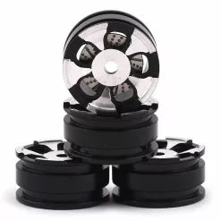 Orlandoo Hunter Aluminum 5 Spoke Wheel Set w/Brake Rotor (Silver) (4)