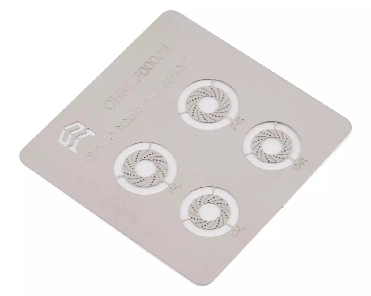 Orlandoo Hunter 1/32 & 1/35 Simulated Brake Discs (4) 3 Orlandoo Hunter 1/32 & 1/35 Simulated Brake Discs (4)