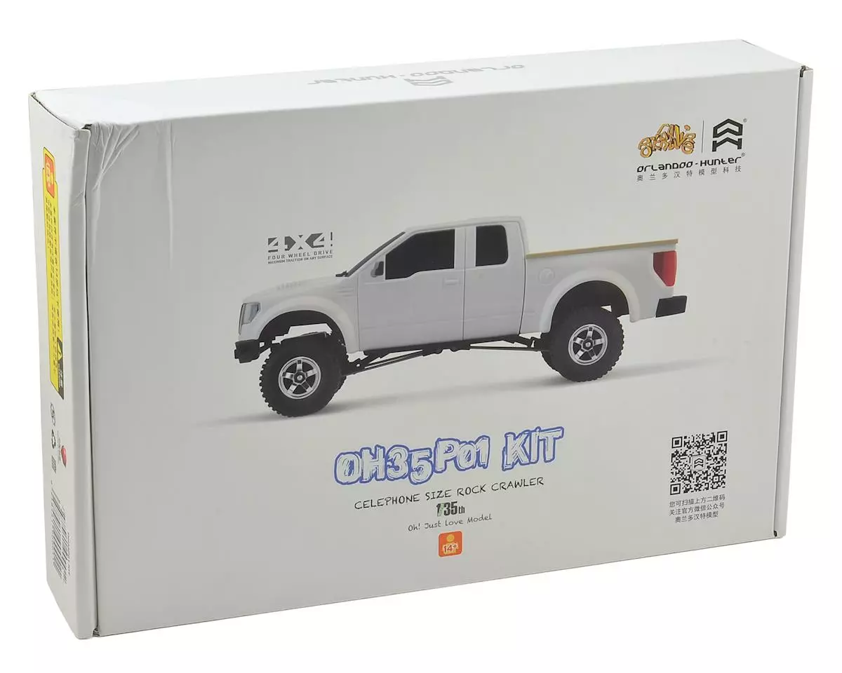 Orlandoo Hunter OH35P01 1/35 Micro Crawler Kit (F-150 Pickup Truck) 6 Orlandoo Hunter OH35P01 1/35 Micro Crawler Kit (F-150 Pickup Truck) - Image 4